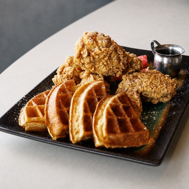 Chicken and Waffle.